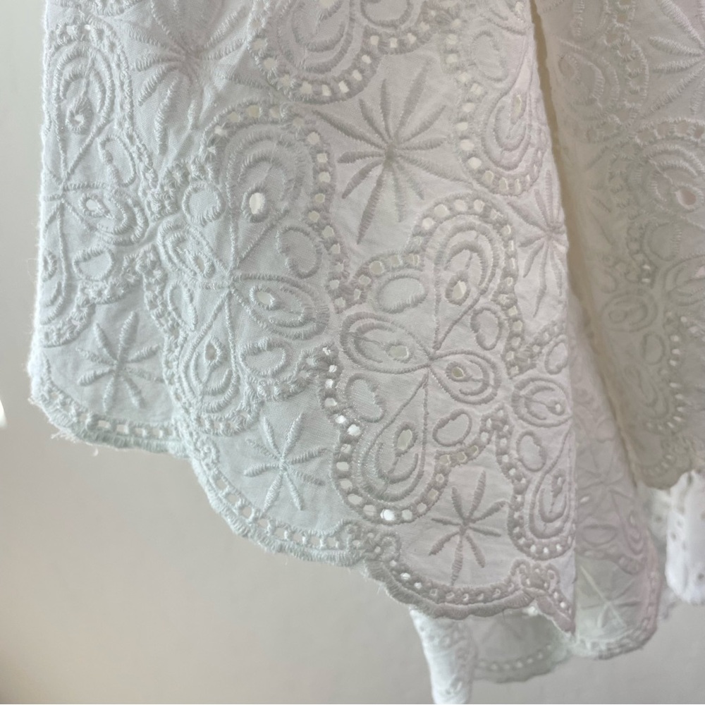 Sundance White Eyelet High-Low Dress - Picture 11 of 16